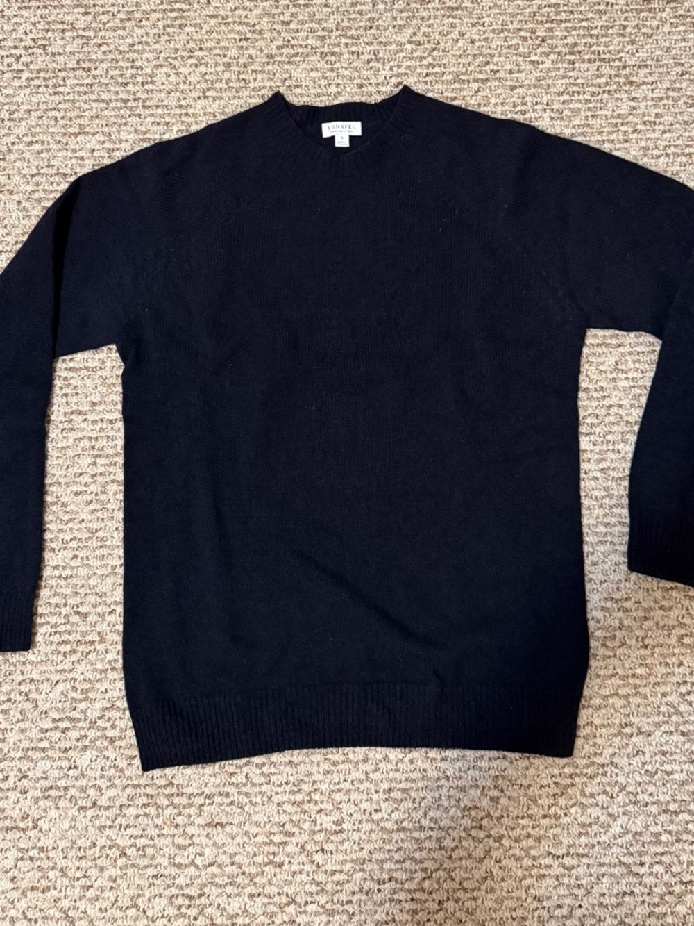 Sunspel Lamsbwool Crew Neck Sweater - Men's